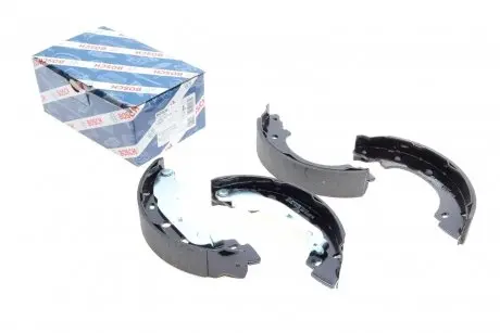Колодки тормозные (задние) Renault Kangoo 97- (барабанные) (203.2x39) BOSCH 0 986 487 570