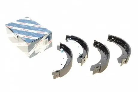 Колодки гальмівні (задні) Peugeot 106/206/306/Renault Clio/Laguna 93- (барабанні) (203.2x38) BOSCH 0 986 487 585