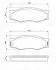Колодки гальмівні (передні) Nissan Navara/Pick Up 2.4 97- BOSCH 0986490990 (фото 8)