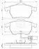 Колодки гальмівні (передні) Ford Galaxy 00-06/VW Sharan 95-10 (+датчики) BOSCH 0986494035 (фото 8)