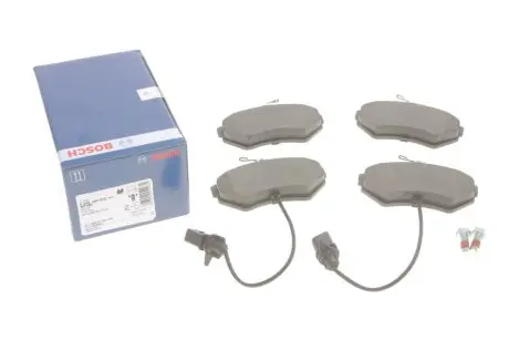 Колодки тормозные (передние) Audi A4 94-08/Seat Exeo 08-13/VW Passat B5 96-00 (+датчики) BOSCH 0 986 494 042