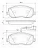 Гальмівні колодки, дискові BOSCH 0986494068 (фото 1)