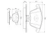 Колодки тормозные (передние) Ford Focus/Mazda 3/Volvo C30/C70/S40/V50/Opel Vectra C 05-14/V40 12- BOSCH 0986494077 (фото 2)