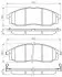 Колодки гальмівні (передні) Nissan Navara/Pick Up 2.4i/2.5 TD 98- BOSCH 0 986 494 152 (фото 1)