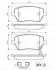 Колодки гальмівні дискові Suzuli Swift MZ Front BOSCH 0986494160 (фото 8)