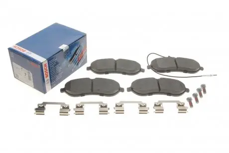 Колодки гальмівні (передні) Citroen Jumpy/Peugeot Expert 07- (з датчиком) BOSCH 0 986 494 163