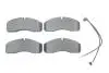 Тормозные колодки (передние Renault Mascott 99-10 (с датчиками)) BOSCH 0986494273 (фото 1)