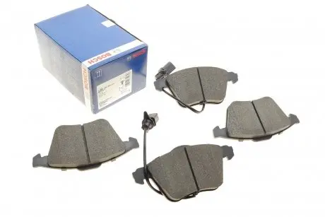 Колодки тормозные (передние) Audi A6 97-05 (+датчики) BOSCH 0 986 494 283