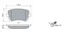 Колодки гальмівні (задні) VW T6 15- BOSCH 0 986 494 303 (фото 5)