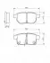 Колодки гальмівні (задні) Toyota Auris/IQ/Urban Cruiser 07- BOSCH 0 986 494 328 (фото 7)