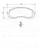 Колодки гальмівні дискові SUBARU Impreza 1,5-1,6 00-07 BOSCH 0986494373 (фото 1)