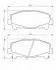 Колодки гальмівні дискові HONDA Accord 2,2D-2,4 08- BOSCH 0986494382 (фото 1)