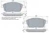 Колодки тормозные (передние) Opel Astra J/Zafira C/Chevrolet Cruze 09- BOSCH 0 986 494 434 (фото 5)