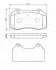 Тормозные колодки (передние) Renault Megane III купе 2.0 R.S. 08- BOSCH 0 986 494 551 (фото 2)