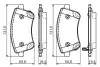 Колодки гальмівні (передні) Hyundai ix20/Kia Venga 10- BOSCH 0 986 494 552 (фото 2)