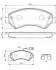 Колодки гальмівні (передні) Citroen Jumper/Fiat Ducato/Peugeot Boxer 2.0-3.0HDi 06- R16(+датчик) BOSCH 0986494589 (фото 8)