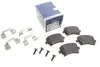 Тормозные колодки (задние) Audi A3/TT/Skoda Octavia/SuperB/VW Golf 03- (с прижимной пластиной) BOSCH 0 986 494 649 (фото 1)
