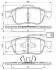 Комплект гальмівних колодок BOSCH 0986494680 (фото 1)