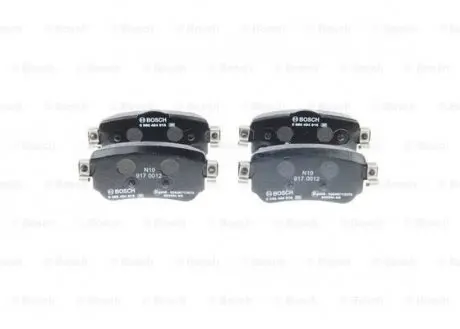 Колодки гальмівні дискові BOSCH 0 986 494 816