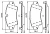 Колодки гальмівні (задні) Audi A4/A5/Q5/Q7 2.0 TFSI/TDI/3.0 TDI 15- (TRW) BOSCH 0986494833 (фото 2)