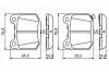 Комплект гальмівних колодок BOSCH 0986494865 (фото 1)