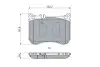 Колодки гальмівні (передні) MB E-class (W213/S213/C238)/ S-class (W222/C217) 13- BOSCH 0 986 494 968 (фото 8)
