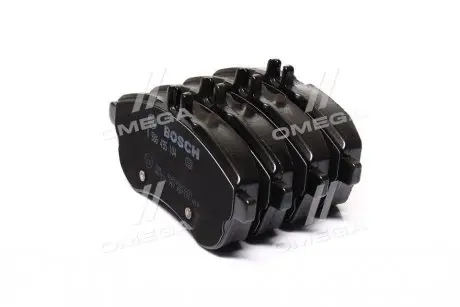Колодки гальмівні (передні) MB C-class (S204/W204)/E-class (S212/W212) 07- (Lucas) BOSCH 0 986 495 104