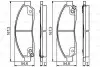 ГАЛЬМІВНІ КОЛОДКИ, ДИСКОВІ BOSCH 0986495159 (фото 1)