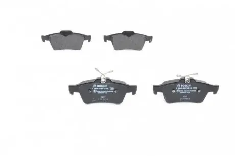 Колодки гальмівні дискові BOSCH 0 986 495 216 (фото 1)