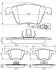 Колодки гальмівні дискові AUDI/VW S3/TT/Leon/Passat/Golf IV/V \'\'F \'\'>>08 PR2 BOSCH 0986495261 (фото 1)