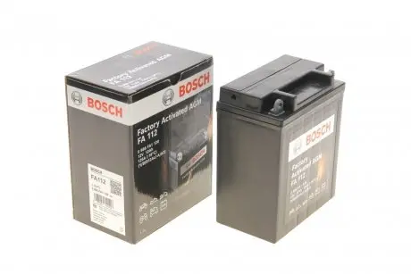 Акумуляторна батарея 12Ah/125A (134х81х160/+R/B0) (AGM) Factory Activated AGM BOSCH 0 986 FA1 120