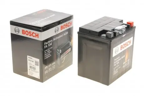 Аккумуляторная батарея 30Ah/385A (166x126x173/+R/B0) (AGM) Factory Activated AGM BOSCH 0986FA1340