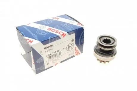Бендикс стартера Toyota Yaris 1.4 VVTi 07-(z=9) BOSCH 1 006 209 981