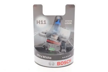 Автолампа H11 12V 55W PGJ19-2 Ultra White (BL/1шт) BOSCH 1 987 301 154