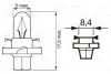 Автолампа 12V 2W BX8.4d BOSCH 1987302236 (фото 6)