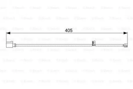 Датчик зношування диск.кол.перед BOSCH 1987473025