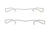 Планка супорта (заднього) прижимна (к-кт) MB C-class (W204)/Renault Laguna II/III 01- (Ate) BOSCH 1987474470 (фото 1)