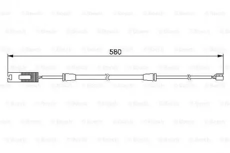Датчик зношув.гальм колодок BMW 750i E38 \'\'F \'\'94-01 BOSCH 1987474941