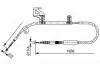 Гальмівний трос 1958mm AUDI A6 \&#039;\&#039;RL \&#039;\&#039;97-04 BOSCH 1987477603 (фото 1)