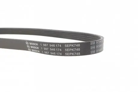Ремінь генератора Fiat Punto/Fiorino 1.4 08- (5PK748) BOSCH 1987946174