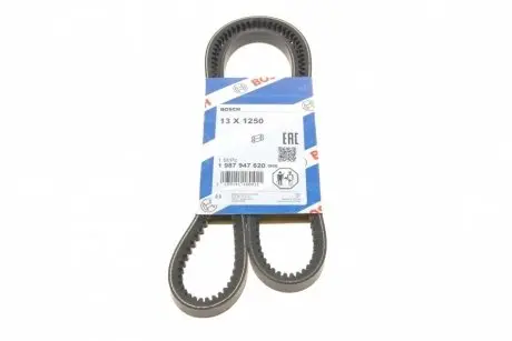 Ремень генератора MB 508-608-88/VW T3 1.6-1.7TD -92 (13x1250) BOSCH 1 987 947 620