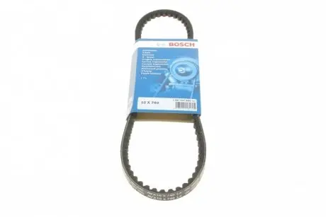 Ремень генератора VW Jetta/Passat 1.6/1.9TD/D 80-93/Peugeot 305/604 1.5-2.5D 77-86 (10x740) BOSCH 1 987 947 685