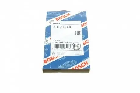 Ремень генератора Citroen Jumper 1.9TD 94-02 (4PK698) BOSCH 1 987 947 803
