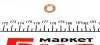 Шайба под форсунку MB Vario (7x15.1x1.5mm) BOSCH 2 430 105 049 (фото 2)