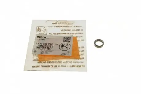 Прокладка форсунки ущільнююча Opel Astra/Vectra 96- (кільце) BOSCH 2 430 223 003