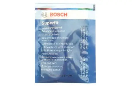 Смазка жаропрочная для тормозной системы Superfit (5 мл) BOSCH 5000000151