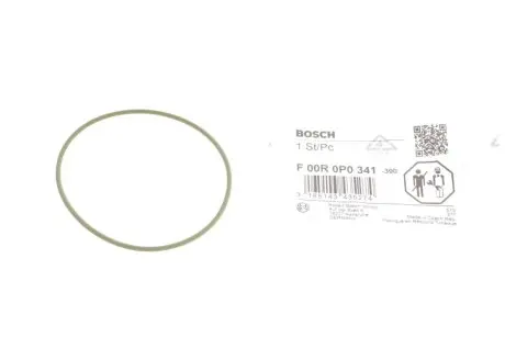 Прокладка ПНВТ ущільнююча CASE/RENAULT/VOLO (кільце) BOSCH F00R0P0341