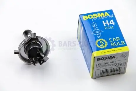 Автолампа H4 24V 100/90W P43T RALLY Bosma 0409
