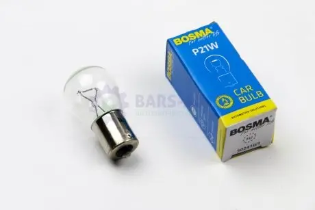 Автолампа BA15S 24V 21W P21W в коробці 1шт Bosma 0447S