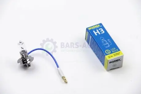 Автолампа H3 12V 55W PK22S Bosma 1260